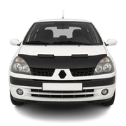 Haubenbra Steinschlagschutz Bonnet Bra für Renault Clio 2001-2006 Schwarz Halb