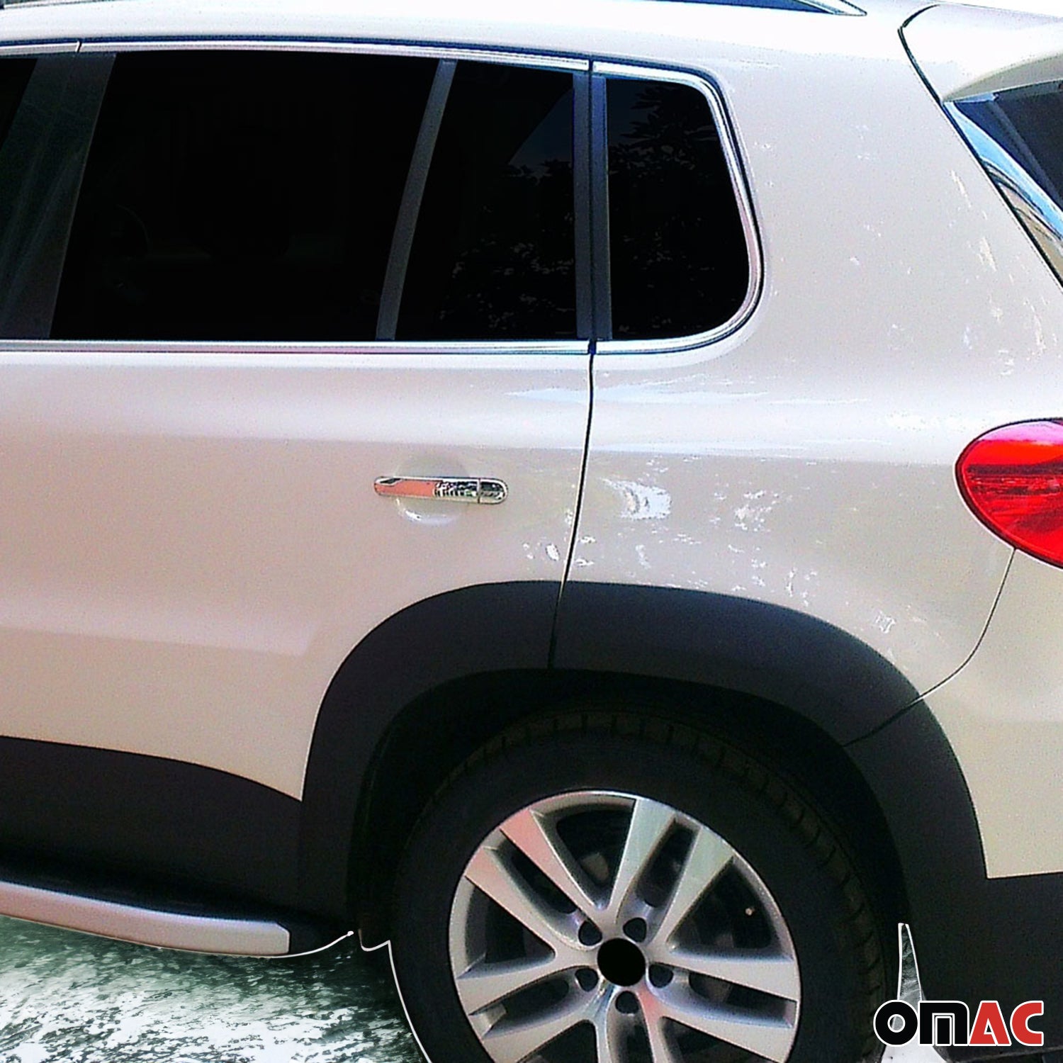 Spiegelkappen Türgriff Blende Satz für VW Tiguan 2007-2016 Edelstahl Chrom