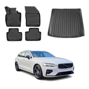 OMAC Fußmatten & Kofferraumwanne Set für Volvo S60 2019-2025