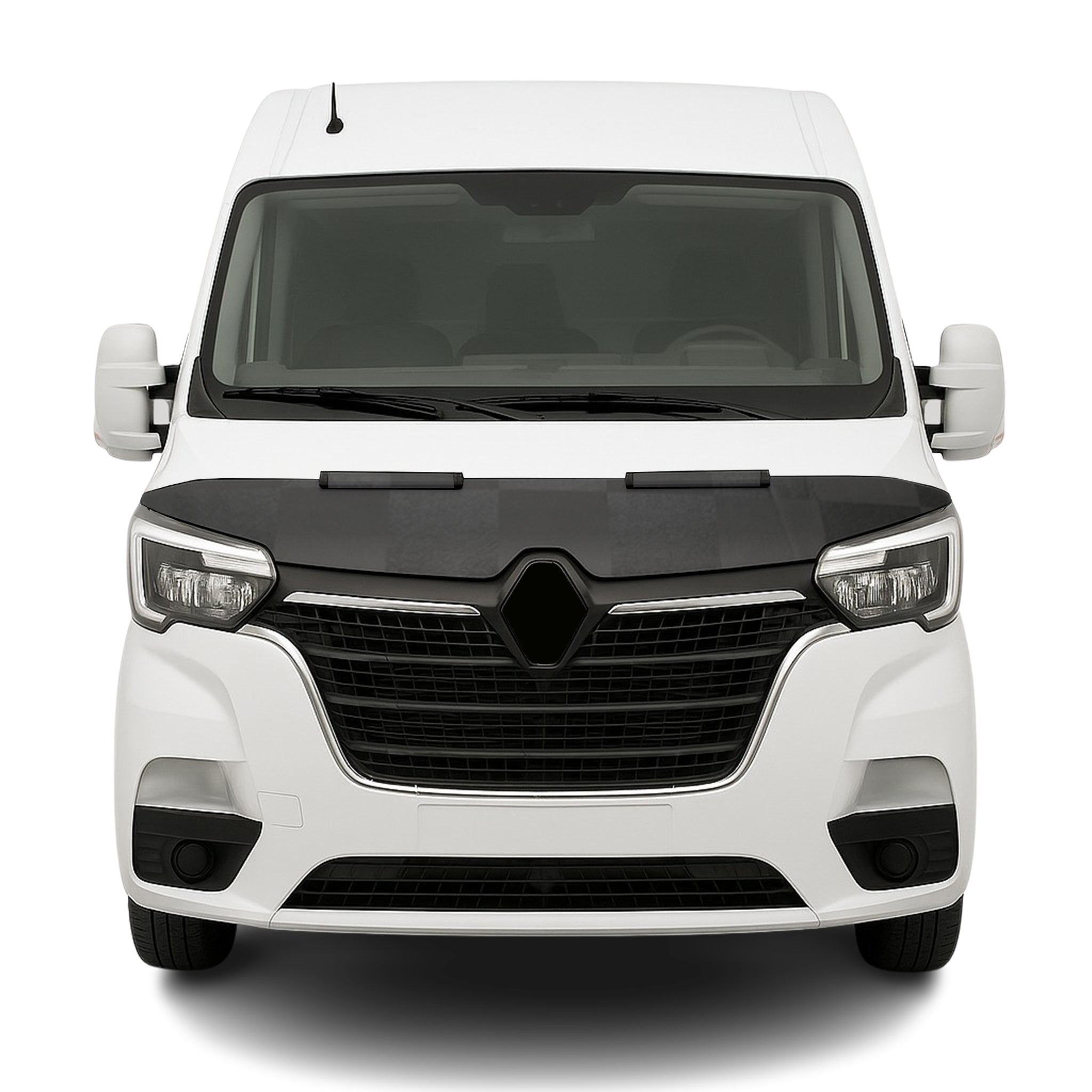 Haubenbra Steinschlagschutz Bonnet Bra für Renault Master 2019-2023 Kariert Halb