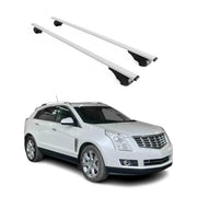 Dachträger Grundtäger für Cadillac SRX 2004-2016 75kg Metall Silber 2 tlg