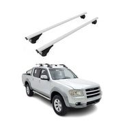 Dachträger Grundträger für Ford Ranger II 2006-2011 Stahl Silber 2tlg