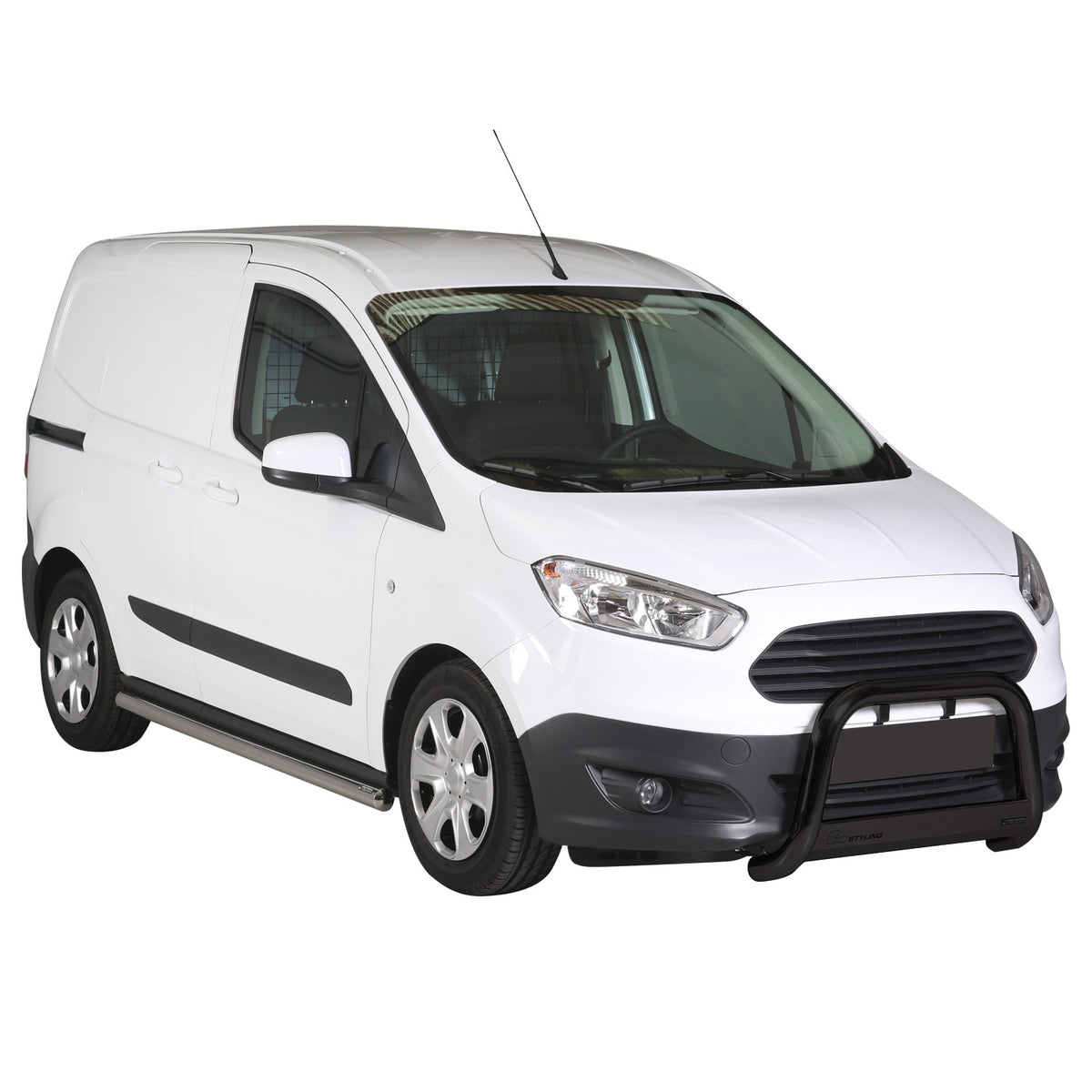 Frontbügel Frontschutzbügel für Ford Transit Courier 2014-2017 ø63 Stahl Schwarz