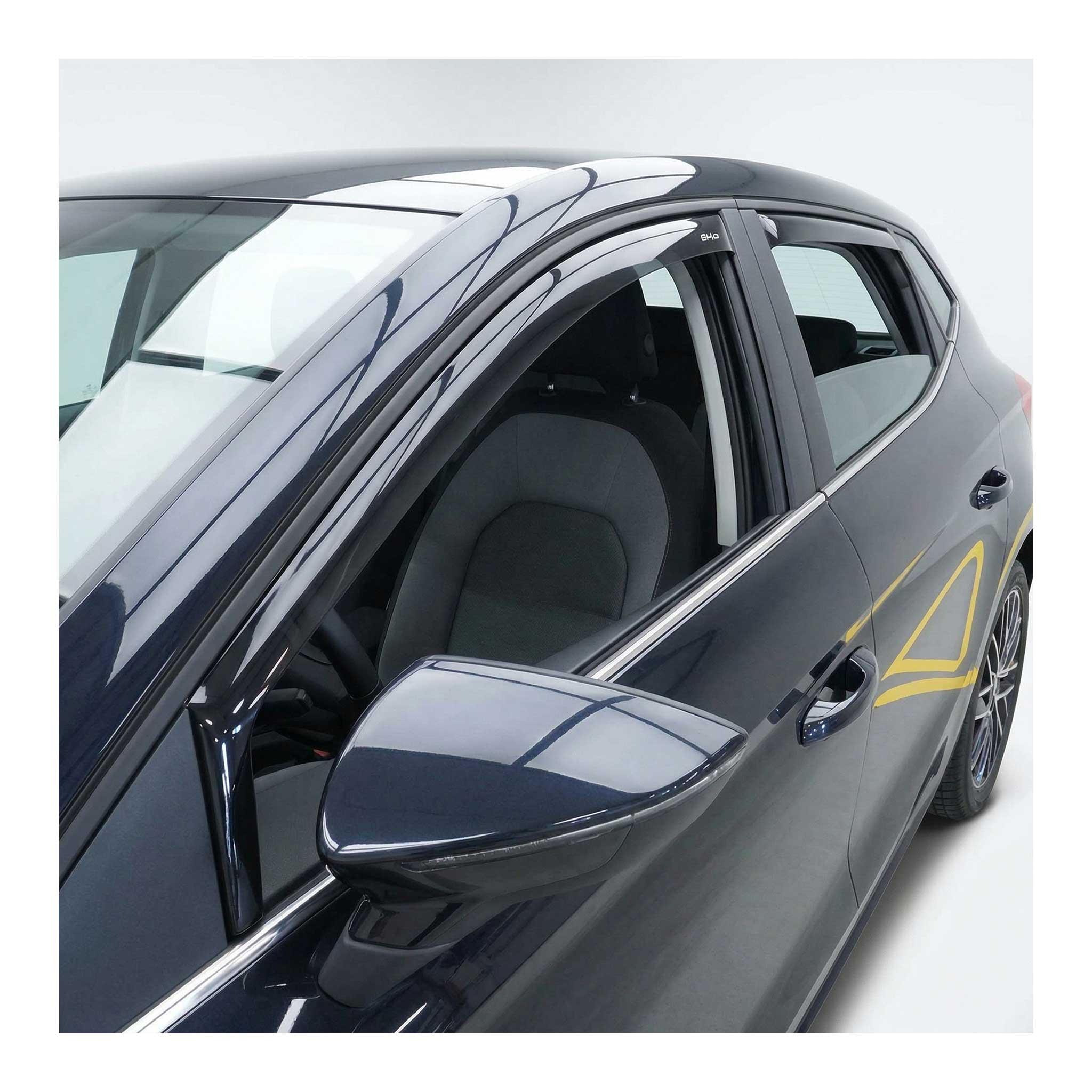 Windabweiser Regenabweiser für Seat Ibiza 2017-2026 Dunkel Acryl 4tlg