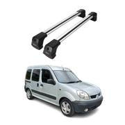 Dachträger Grundtäger für Renault Kangoo mk1 1997-2003 Pre-FL 75kg Alu Silber 2x