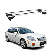 Dachträger Grundtäger für Cadillac BLS 2006-2010 75kg Aluminium Silber 2 tlg