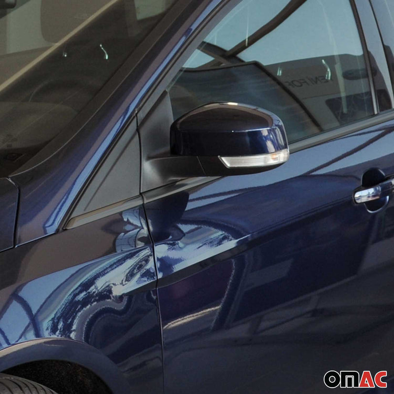 Fensterleisten Zierleisten für Ford Focus mk3 Schrägheck C346 2011-18 Dunkel 8x