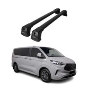 Dachträger für Ford Transit Custom / Tourneo Custom 2023-2026 75kg Alu Schwarz