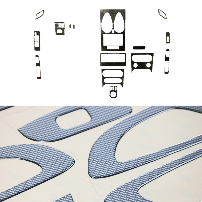Innenraum Dekor Cockpit für Nissan Qashqai J10 2006-2014 Carbon Optik 15tlg