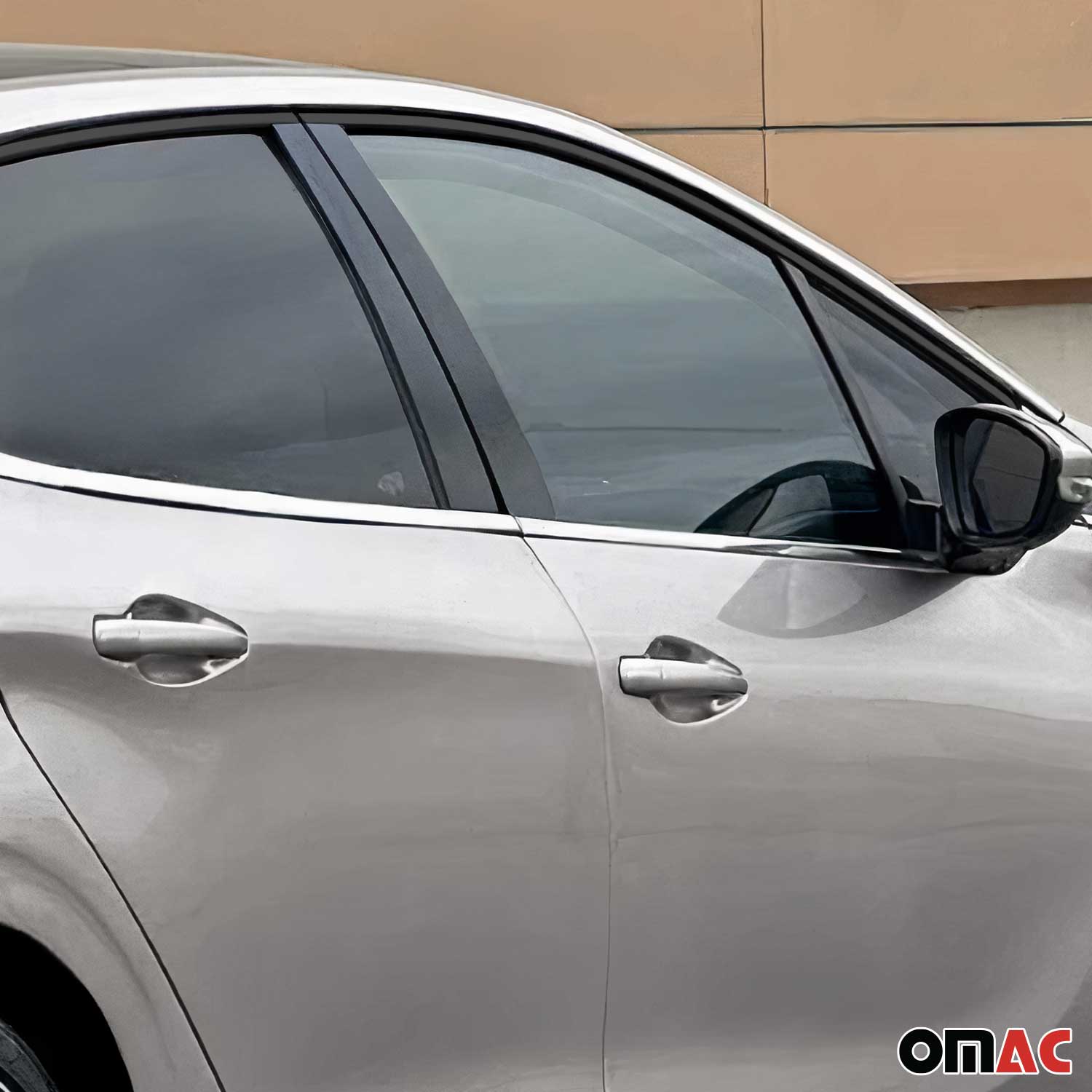 Fensterleisten Zierleisten für Peugeot 208 2012-2019 Edelstahl Chrom 4tlg
