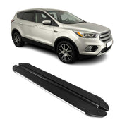 Seitenschweller Trittbretter für Ford Kuga II ST-Line 2016-2019 Silber 2 tlg