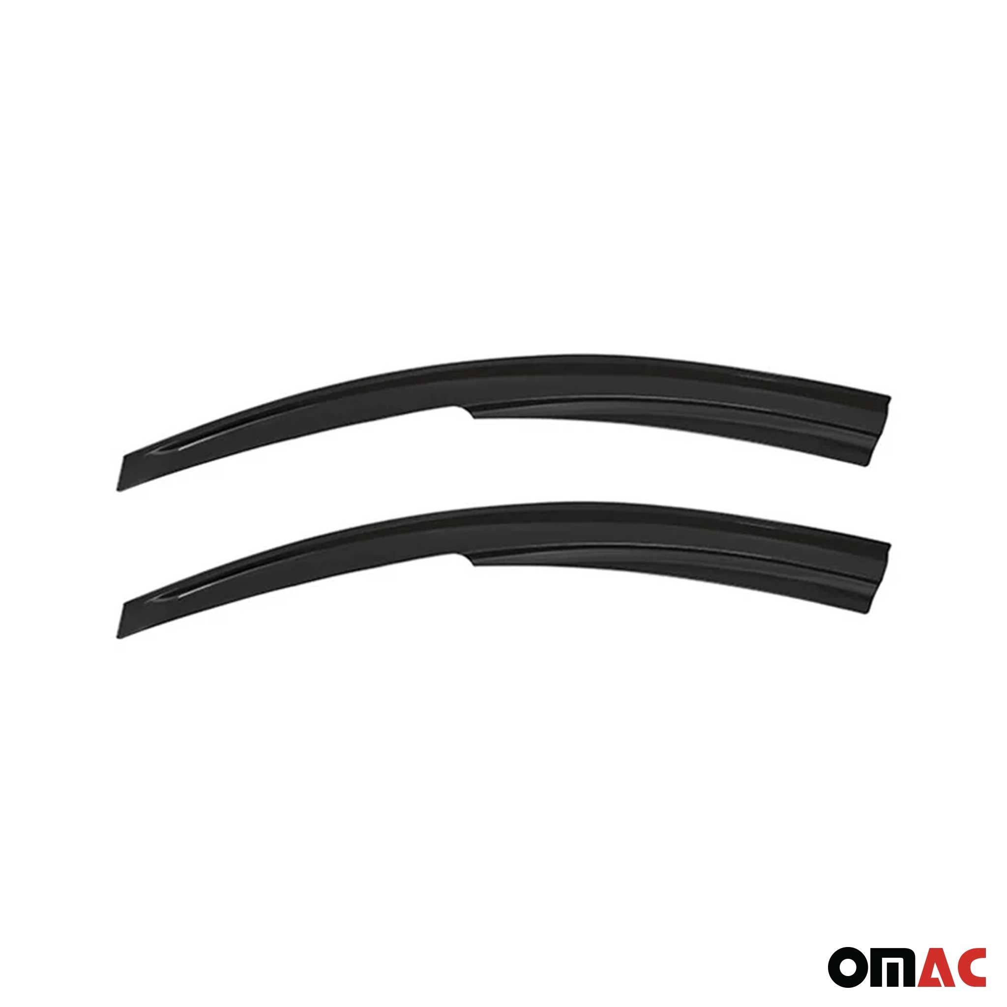 Windabweiser Regenabweiser für Renault Express 2021-2026 Schwarz Acrylic 2tlg