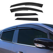 Windabweiser Regenabweiser für Dacia Logan 2004-2012 Acryl Schwarz 4 tlg