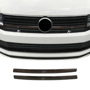 Kühlergrill Grillleisten für VW T6 Transporter 2015-19 Highline Echt Carbon Rot