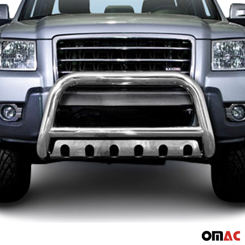 Frontbügel Frontschutzbügel für Ford Ranger 2007-2012 mit ABE Edelstahl Silber