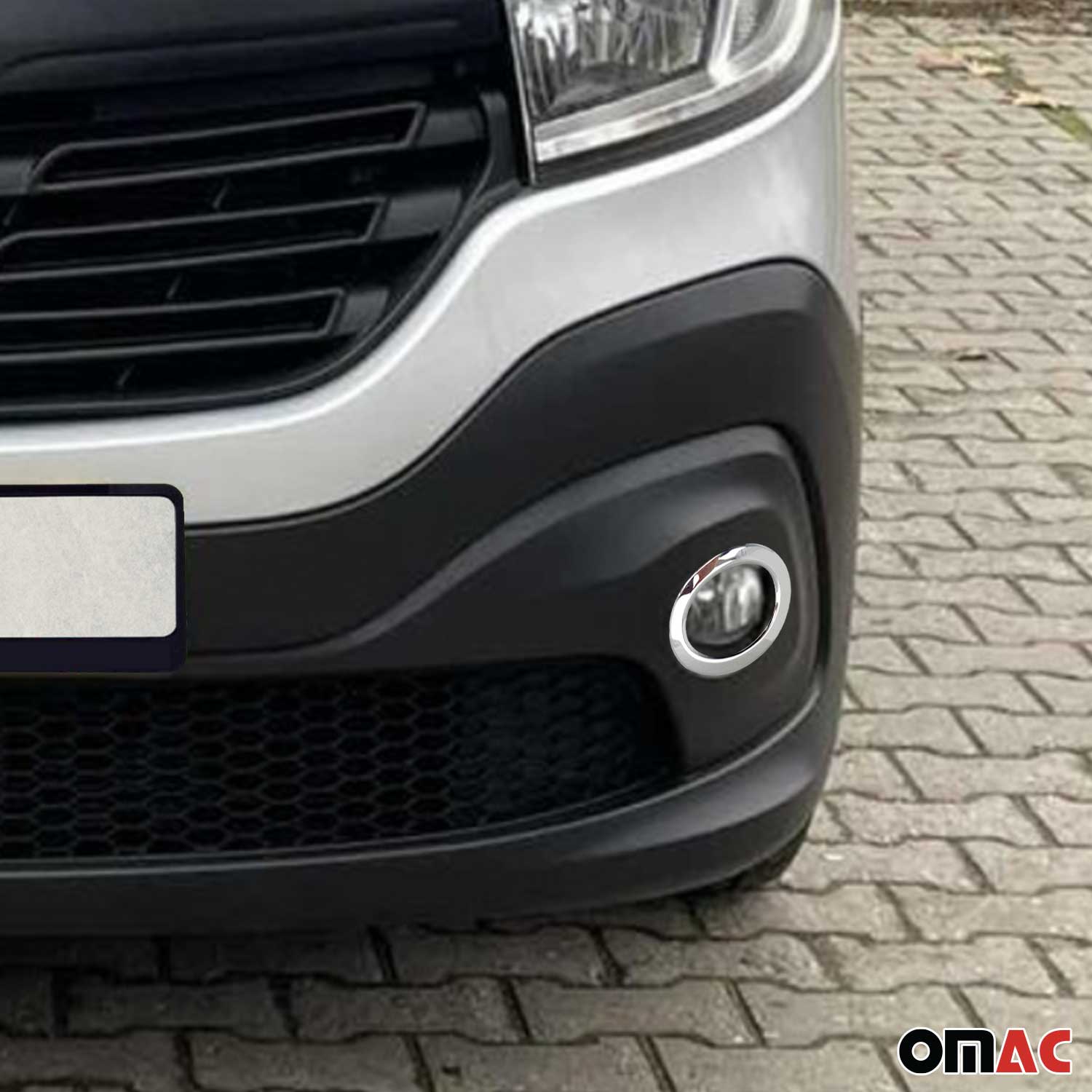 Nebelscheinwerfer Rahmen Chrom für Renault Trafic 2014-2026 Edelstahl 2x