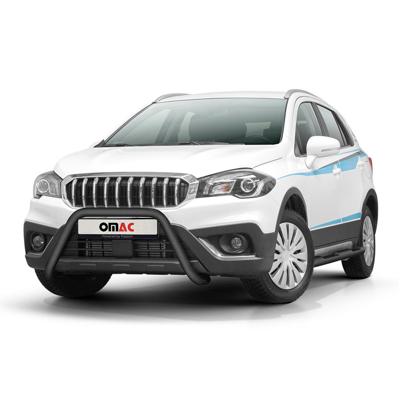 Frontbügel Frontschutzbügel für Suzuki SX4 S-Cross 2016-2022 mit ABE Schwarz