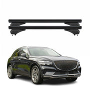 Menabo Dachträger Grundtäger für Genesis GV70 2020-2026 Aluminium Schwarz 2 tlg