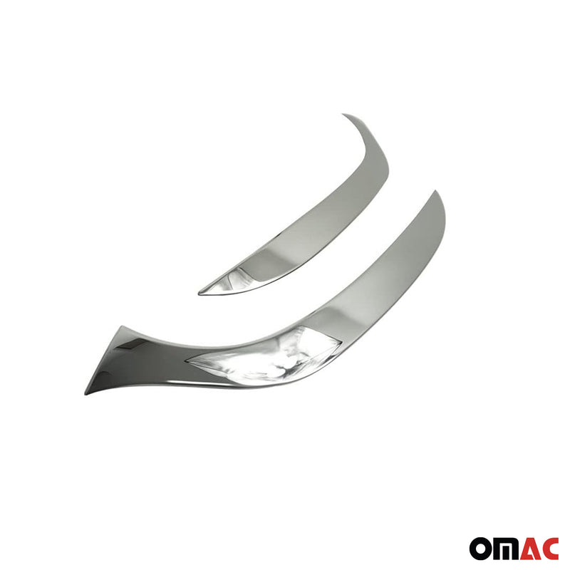 Türleisten Scheinwerferrahmen Böser Blick für Renault Clio 2012-2019 Chrom Satz