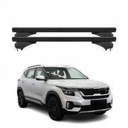 Menabo Dachträger Grundtäger für KIA Seltos 2023-2026 FL Aluminium Schwarz 2 tlg