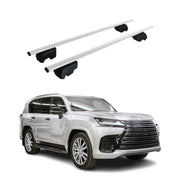 Dachträger Grundtäger für Lexus LX 2021-2026 75kg Metall Silber 2 tlg