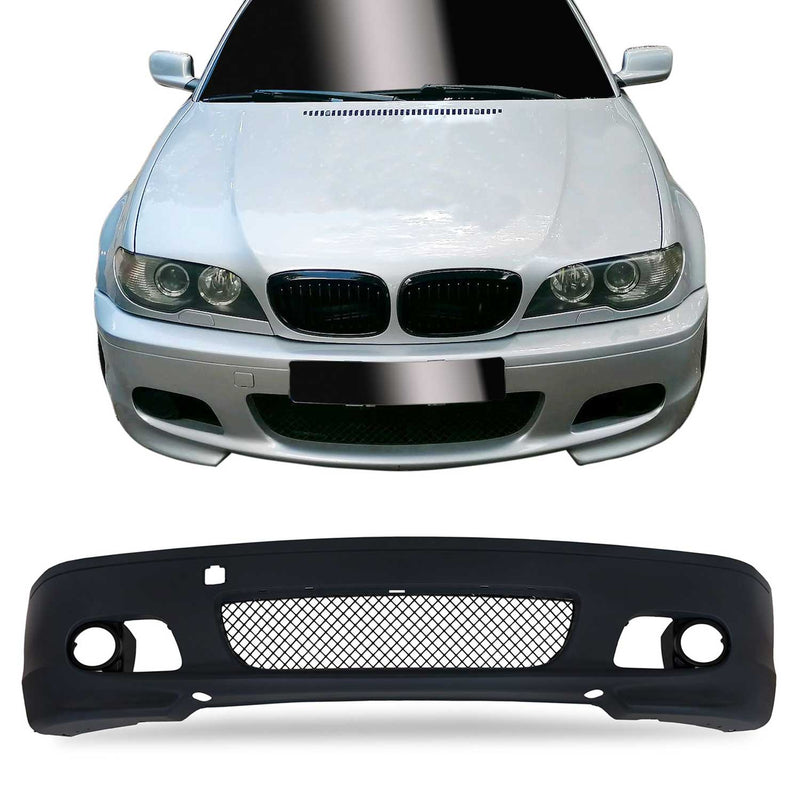 JOM Stoßstange vorne für BMW 3er E46 Coupe/ Cabrio 1999-2007 Grau mit ABE