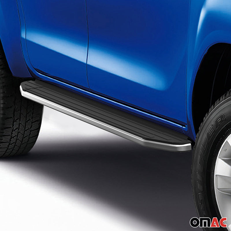 Trittbretter Seitenschweller für Toyota Hilux 2015-2024 ABE Alu
