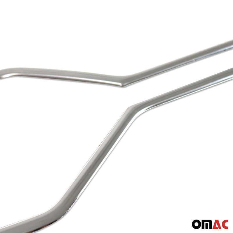 Nebelscheinwerfer Rahmen für Dacia Sandero 3 2021-2025 Edelstahl Chrom 2x