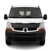 Haubenbra Steinschlagschutz für Renault Master 2 Facelift 2003-2010 Schwarz Halb