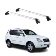 Dachträger für Ssangyong Rexton II III 2006-2017 5 tür 100kg Alu Silber 2x ABE