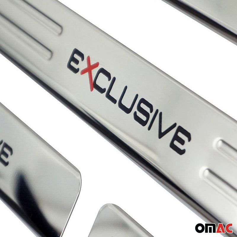 Einstiegsleisten Türschweller Exclusive für VW Golf Bora Up Edelstahl Silber 4x