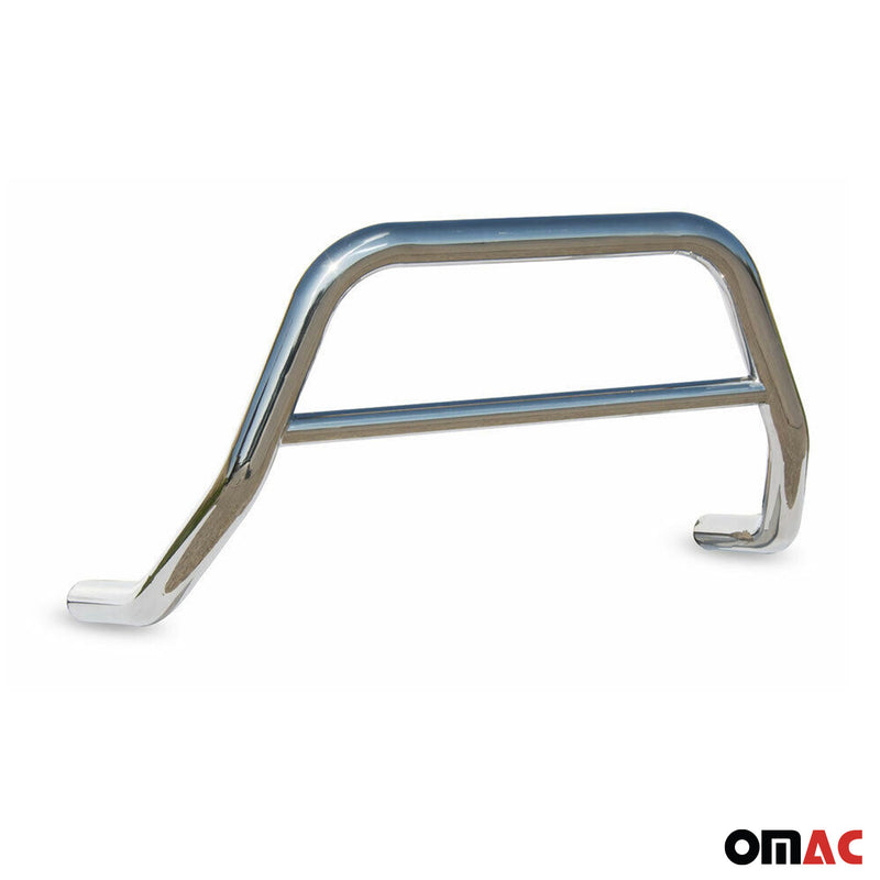 Frontbügel Frontschutzbügel für Nissan Qashqai +2 2007-2010 Stahl ABE Silber