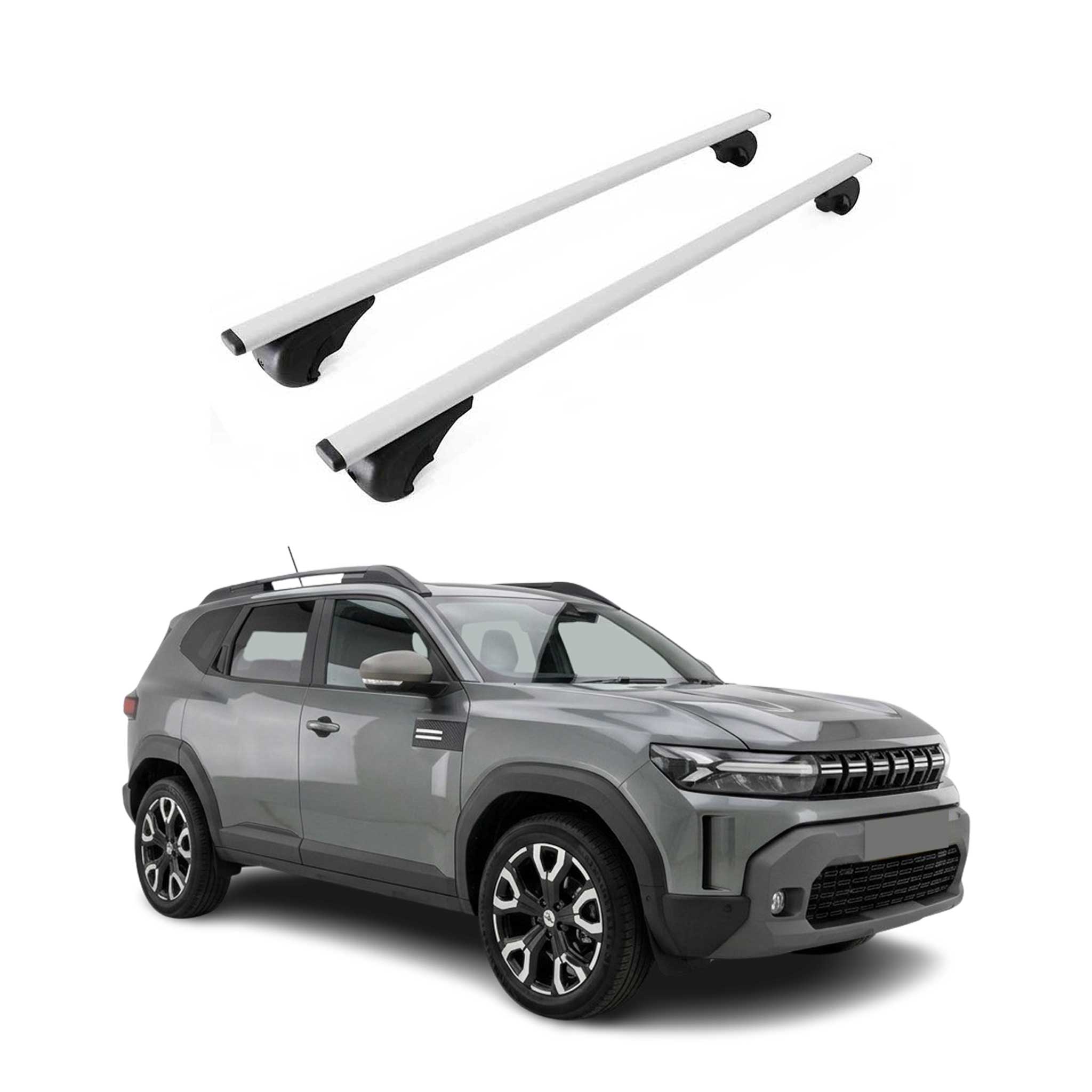 Dachträger Grundträger für Citroen Jumpy 2016-2026 Stahl Silber 2tlg