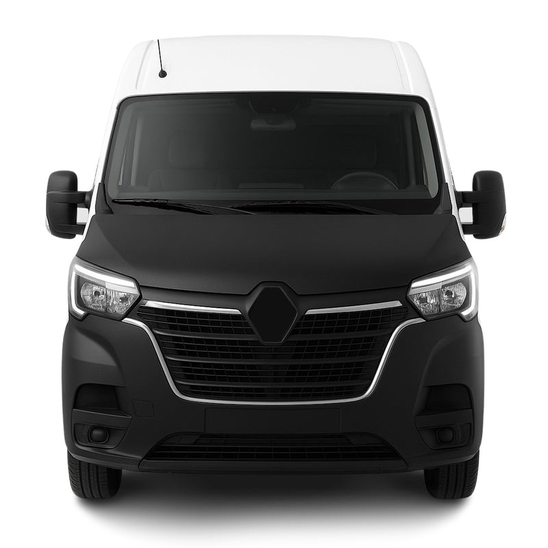 Haubenbra Bonnet Bra Steinschlagschutz für Renault Master 2019-2025 Schwarz 1tlg
