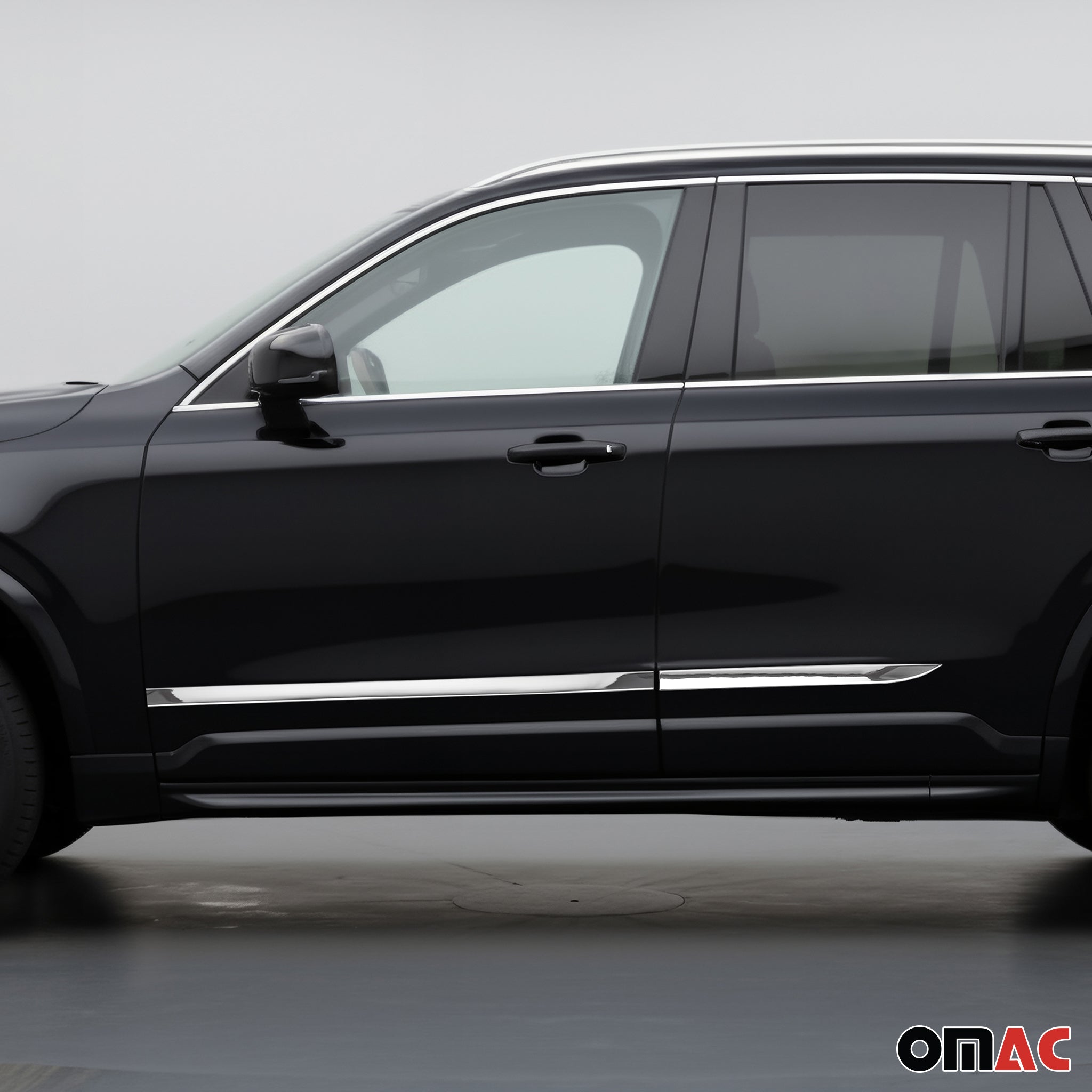 Seitentürleiste Türleisten Türschutzleiste für BMW 5er G30 2017-2024 Chrom 4x