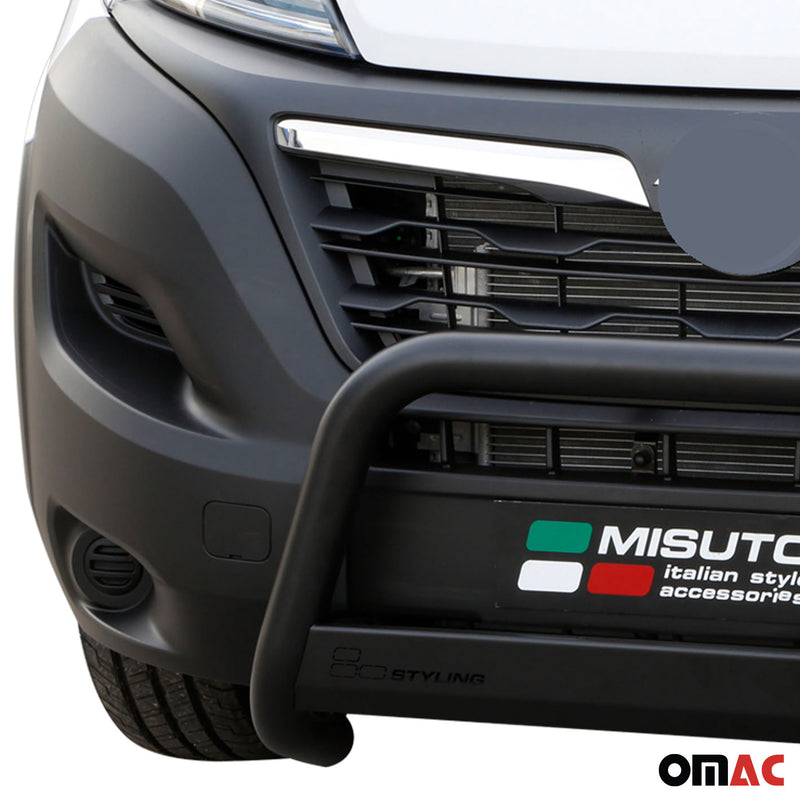 Frontbügel Frontschutzbügel für Opel Movano 2022-2025 ø63mm Stahl Schwarz Schutz