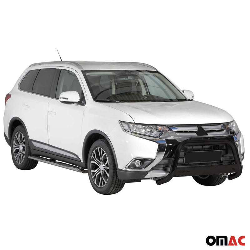 Frontbügel Frontschutzbügel für Mitsubishi Outlander PHEV 2015-2018 ø63 Schwarz