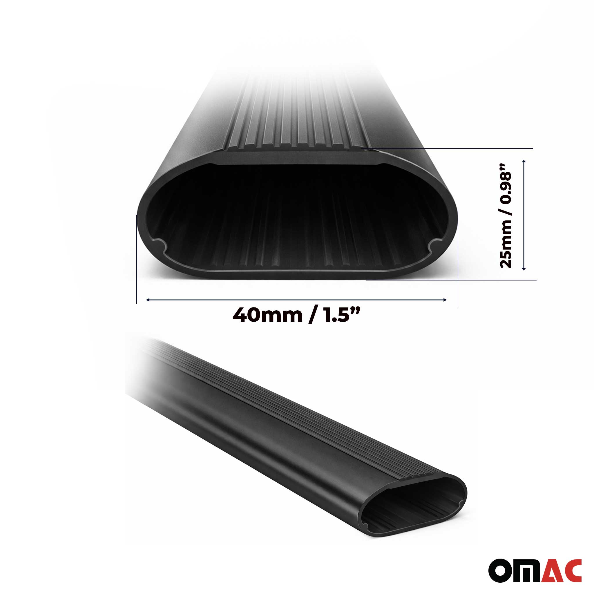 Stahl Dachträger für Audi A3 8V Sportback 2012-2020 TÜV 75 kg 2tlg Schwarz