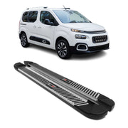 Trittbretter Seitenbretter für Citroen Berlingo 2018-26 Kombi L1 Kurzer Schwarz