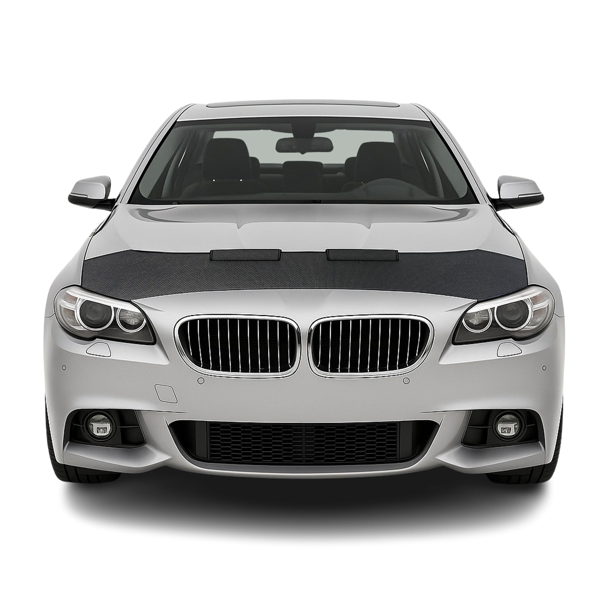 Haubenbra Steinschlagschutz Bonnet Bra für BMW 5er 2010-2016 Carbon Optik Halb