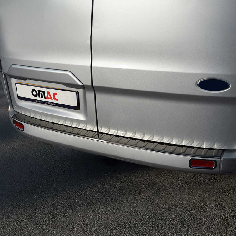 Ladekantenschutz Stoßstange für Ford Transit Tourneo Custom 2013-22 Chrom Dunkel