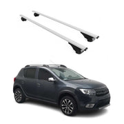 Dachträger Grundtäger für Dacia Sandero Stepway 2012-2020 75kg Metall Silber 2x