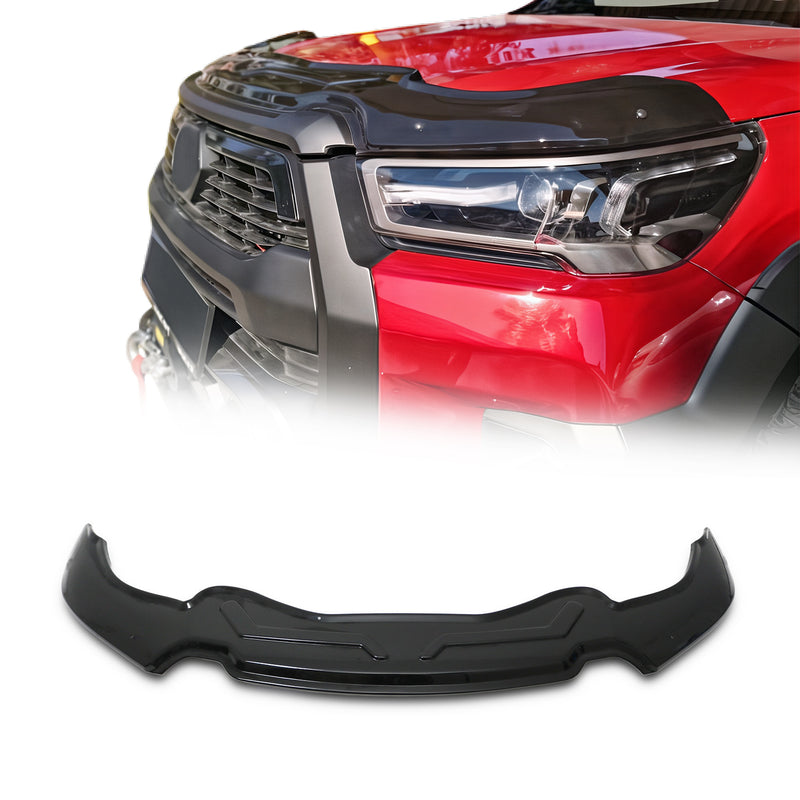 Motorhaube Deflektor Insekten Steinschlagschutz für Toyota Hilux 2020-25 Dunkel