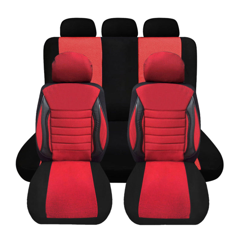 Schonbezüge Sitzschoner Sitzbezüge für VW ID.Buzz 2022-2025 Schwarz 5Sitz