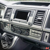 Interior cockpit decor for VW Transporter T5 2003-2009 aluminum look 29 pieces