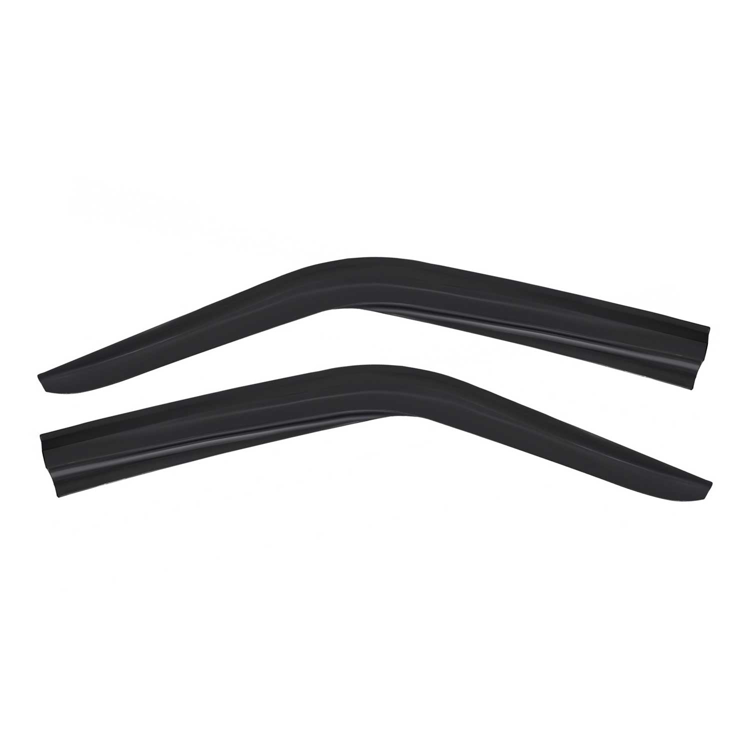 2x Windabweiser Regenabweiser für Renault Trafic 2001-2014 Acryl Dunkel