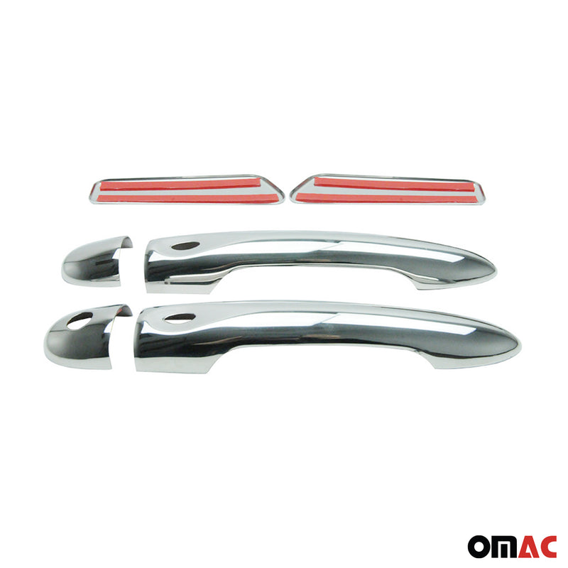 Door handle cover chrome for Renault Clio 2012-2019 4-door stainless steel 6x