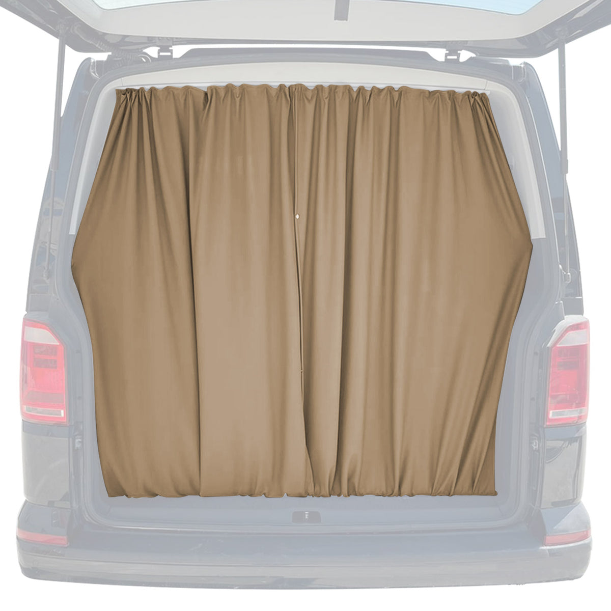 Heckklappe Gardinen Sonnenschutz Vorhänge für VW T6 T6.1 L1 L2 Beige 2tlg