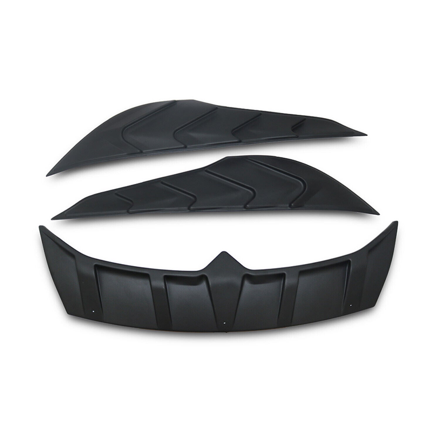 Heckspoiler Heckflügel Hecklippe für Mitsubishi L200 2019-2025 ABS Schwarz 3tlg