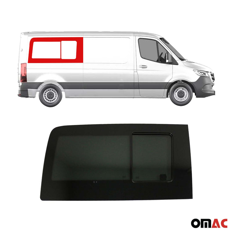 Seitenfenster Schiebefenster für VW Crafter 2006-2017 Sicherheitsglas Rechts L2